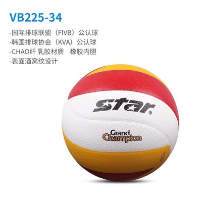 世达(STAR) VB225-34 排球 5号排球 软式比赛训练耐磨 1颗