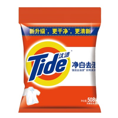 汰渍（Tide ）T638  508g 洗衣粉 洁净透亮除菌香味持久洗衣粉 洗衣液/洗衣粉 1袋